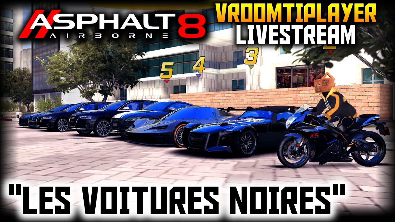 Not the Bugatti Car, Just Black Cars in General (Asphalt 8