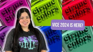 Cirque Colors Vice Summer 2024 Collection  Janixa  Nail Lacquer Therapy