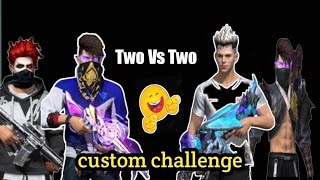 Famous free fire gaming video 2023  TWO vs TWO CUSTOM challenge Profile