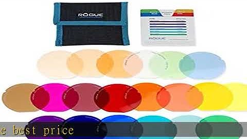 Rogue 3-in-1 Flash Grid + Rogue Grid Gels Combo Filter Kit (20 Colors)