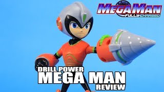Mega Man Drill Man Schematics Fully Charged Figure Review