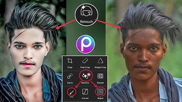 PicsArt Oil Paint Hair Smooth Photo Editing + Toolwiz Oil paint Hair Oil Paint photo Editing Newedit