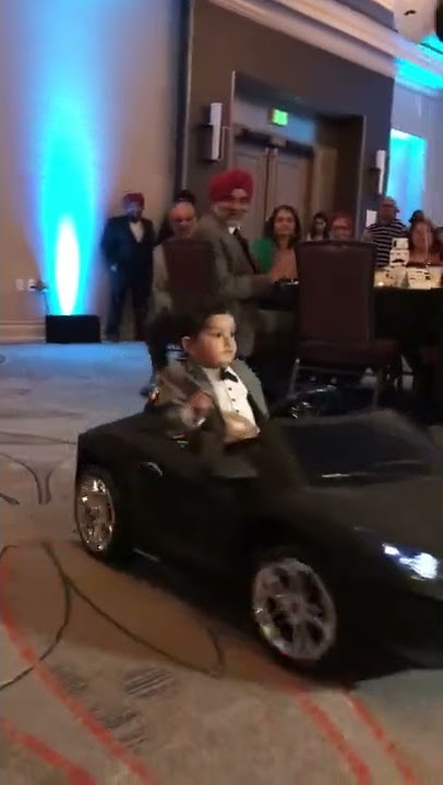 First birthday entrance for baby boy