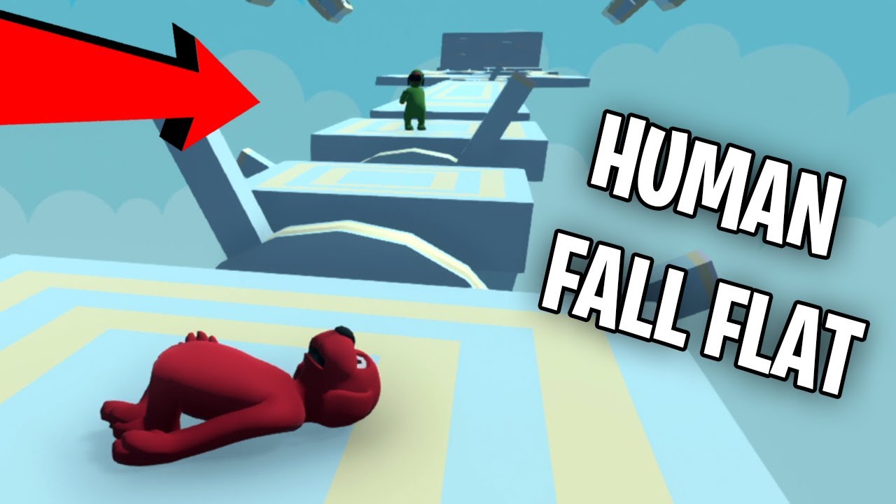 2 DOGS WORKING TOGETHER in HUMAN FALL FLAT MOST HARDEST MAP EVER! - YouTube