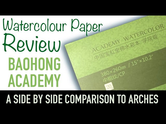 Watercolor Paper Review: Meeden Baohong Student VS Arches