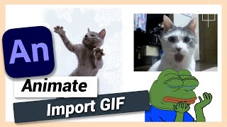 How to Import GIF | Adobe Animate CC Tutorial