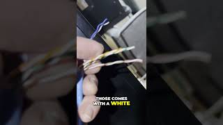 CAT 6 CABLE WIRING: The SECRET Color Code You NEED! #shorts