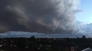 Time Lapse of storm clouds