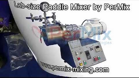 Industrial Mixers and Mixing Equipment - PerMix Lab-size PTPL-5 Powder Mixer