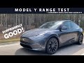 Model Y Performance Range + Efficiency + Battery Capacity Test | The ultimate EV road tripper!