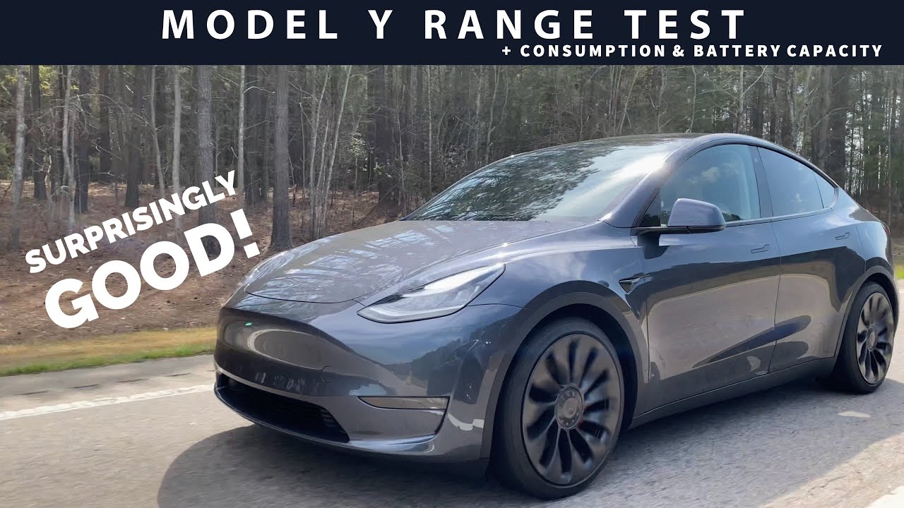 Model Y Performance Range Efficiency Battery Capacity Test The Ultimate Ev Road Tripper Youtube