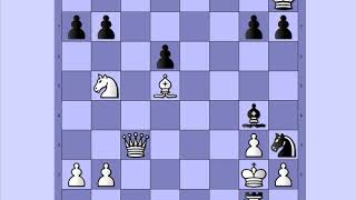 Najlepši šahovski mat mozda ikada odigran ? ♧  STEINKUEHLER vs BLACKBURNE ♧ Italijanska parti # 1433