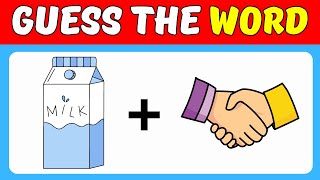 Guess the WORD by EMOJI?  Emoji Puzzles Quiz ✅