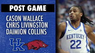 Kentucky basketball players react to 88-73 loss to Arkansas