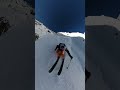 Endless couloirs and lots of gas 💨 Jeremie Heitz charging