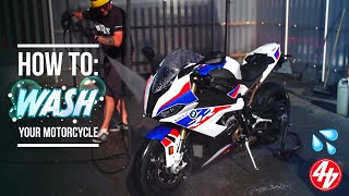 How To Wash Your Motorcycle