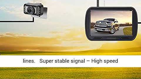 DoHonest HD Digital Wireless Backup Camera System