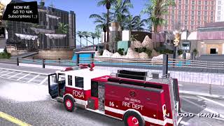 Firetruck Remastered Grand Theft Auto San Andreas Mod _REVIEW