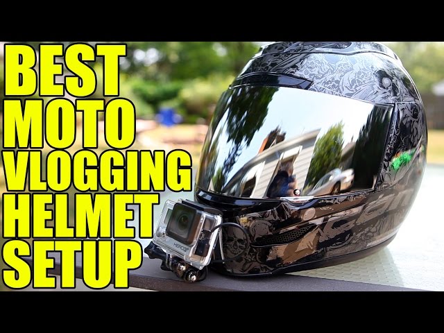 best mic placement motorcycle helmet Best Motovlogging Helmet Setup - Camera, Microphone, Mounts