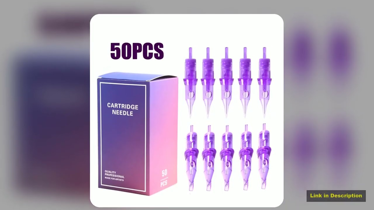 50100PCS Professional 10 Standard Tattoo Needles Cartridge 3RL 7RL 7RS 5RM 7RM 9RM 9M1 Disposable