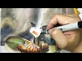 COPIC MARKER 麥克筆插畫技法－有鸚鵡螺的靜物