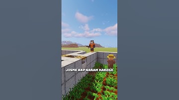 How To Make Automatic Crop Farm In Minecraft?