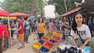 #ตลาดนัด บ้านเฮา#อาหารพื้นบ้าน ตามฤดูกาล #บรรยากาศบ้านๆ #อำเภอศรีเมืองใหม่ #จังหวัดอุบลราชธานี