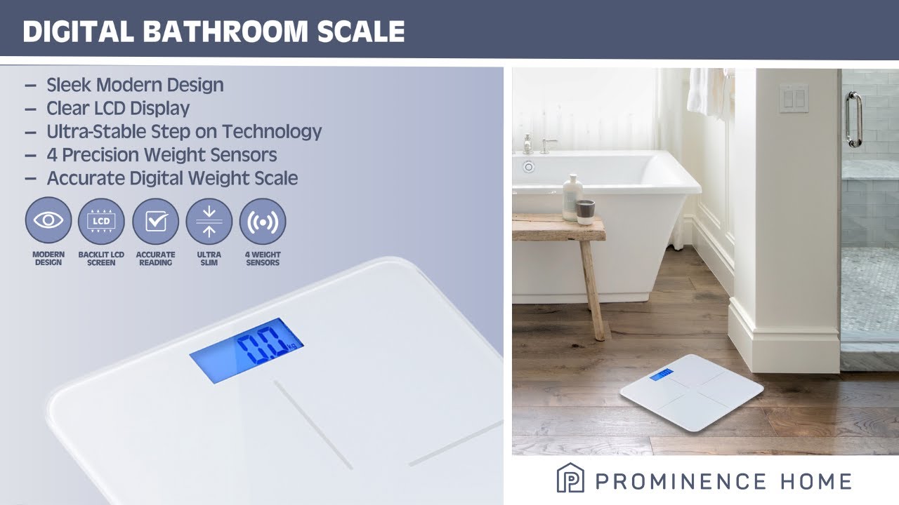  Poplar Home Products Digital Bathroom Scales for