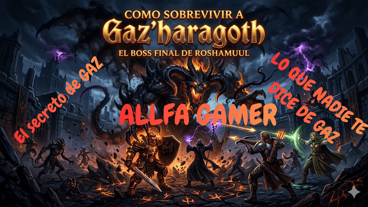 TIBIA-SABIAS esto de GAZ'HARAGOTH? como no MORIR en el INTENTO - YouTube