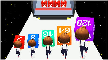 Merge Loader 2048 Game - Gameplay Walkthrough - (Reach 1024)