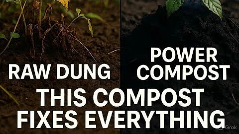 Stop using raw cow dung!This compost trick explodes plant growth fast