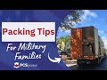 Packing Tips for Your PCS