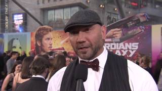 Guardians of the Galaxy Vol  2  Dave Bautista 'Drax' Red Carpet Movie Premiere Interview by ST Media 124 views 7 years ago 1 minute, 48 seconds