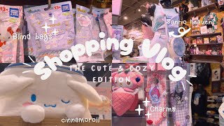 shopping vlog: ₊˚♡ ll sanrio finds at hot topic, boxlunch, fye & more ♡,  aesthetic & cozy vlog ₊ ⋆