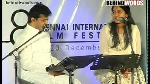Shweta Mohan and Srinivas at 8th CIFF Red Carpet Final Day
