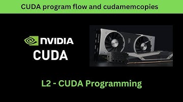 L2 CUDA program flow and cudamemcopies #cuda #gpucomputing #nvidiagpus