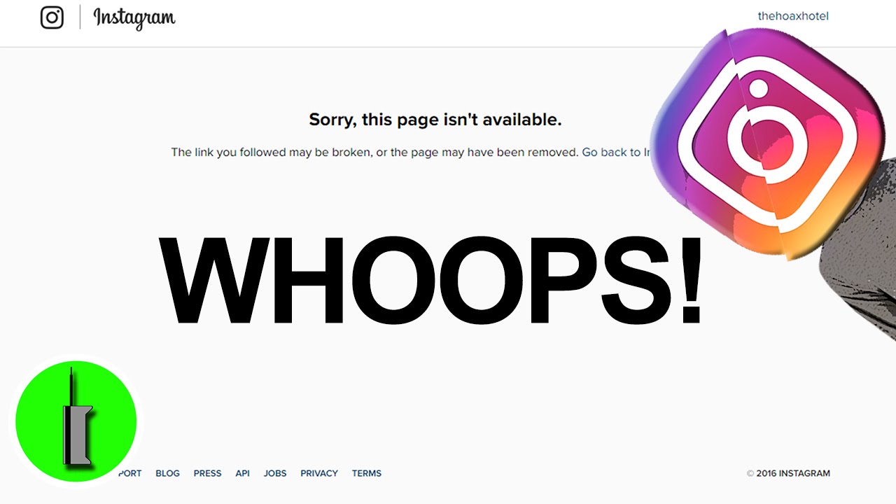  - instagram the link you followed may be broken