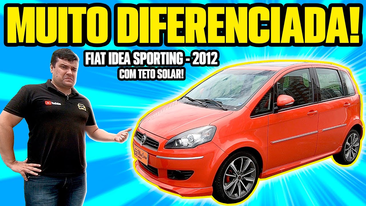 FIAT IDEA SPORTING – A MELHOR E MAIS RARA VERSÃO da ESQUECIDA MINIVÃ! (Avaliação)