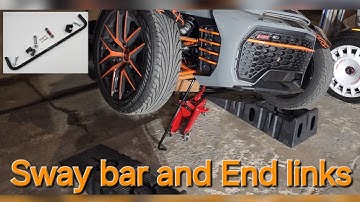 Spyder F3 SWAY bar and END links INSTALL video