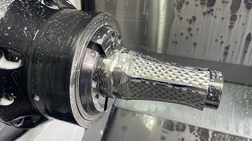 GibbsCAM machines a fully functional salt & pepper shaker on the Okuma Multus B250II MTM Lathe