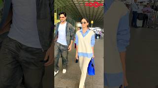 Sidharth Malhotra's PROTECTIVE gesture towards wife Kiara Advani at the airport 😍 #shorts #sidkiara