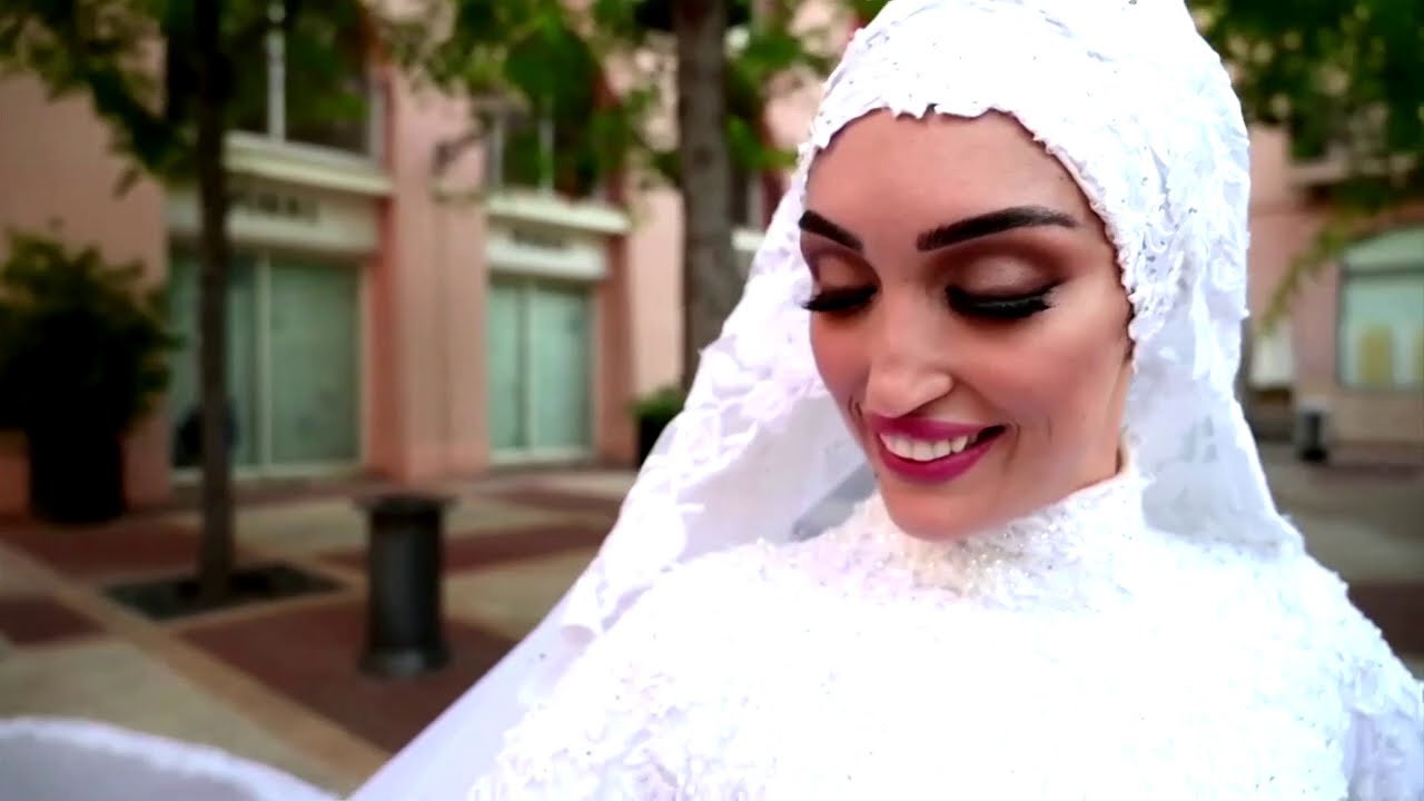 Lebanese bride happy to be alive after blast cuts short her wedding video