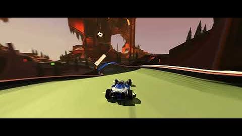 Badland - Trackmania2020 map inspired by Minecraft