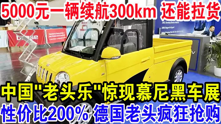 5000元一辆续航300km还能拉货！中国"老头乐"惊现慕尼黑车，展性价比200% 德国老头疯狂抢购！ - 天天要闻