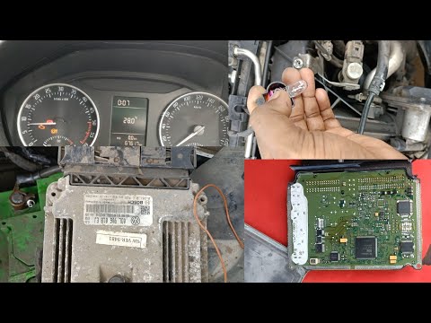 SKODA CAR ECM FAULTY / How To Fix Engine Starting Problem Skoda Car Fule Injector Current Issue