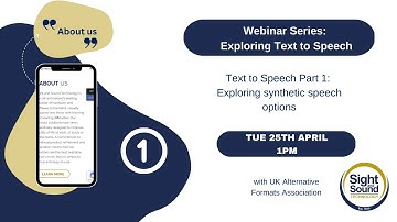 Text to Speech Part 1: Exploring synthetic speech options