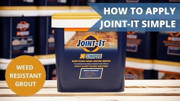 How To Apply Joint-It Simple: Patio Jointing Compound
