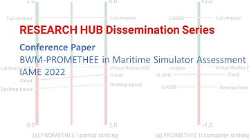 Conference Paper | BWM-PROMETHEE hybrid MCDM in maritime simulator assessment | IAME 2022