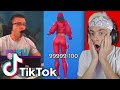 reacting to fortnite tik toks and you cannot laugh... (super hard)