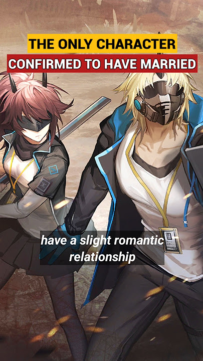 The only Arknights character who is married 💍  #arknights #アークナイツ